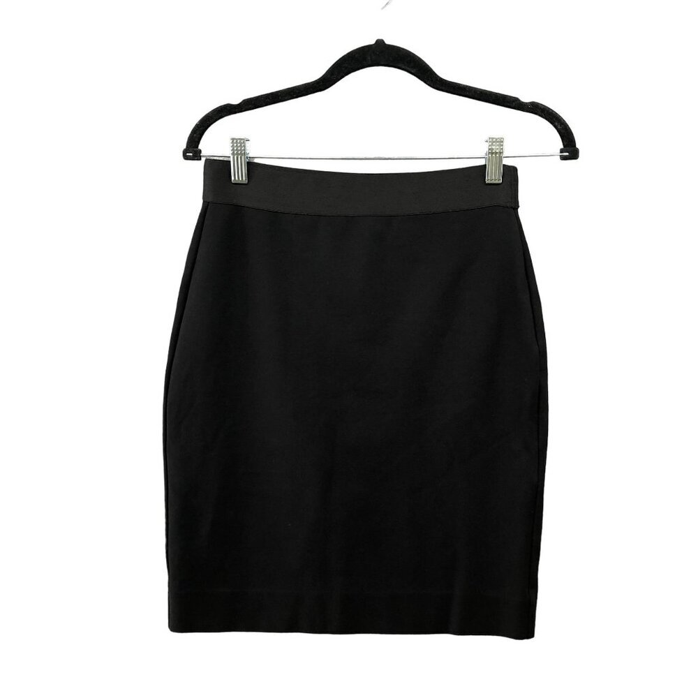 Everlane Pencil Skirt Womens Size Small S Black Pull On Career Office Stretch‎
